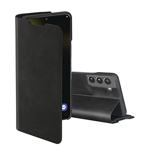 Hama Handytasche für Samsung Galaxy S22+ Guard Pro (Schutzhülle mit Kartenfach, klappbare Samsung S22+ Hülle mit Magnetverschluss und Standfunktion) schwarz 00172336 von Hama