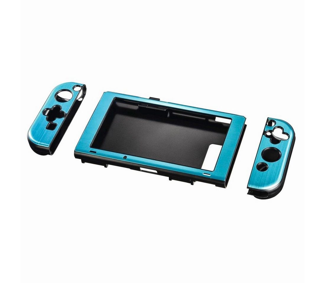 Hama Hardcover für Nintendo Switch, 3-teilig, Metallic-Blau Zubehör Nintendo von Hama