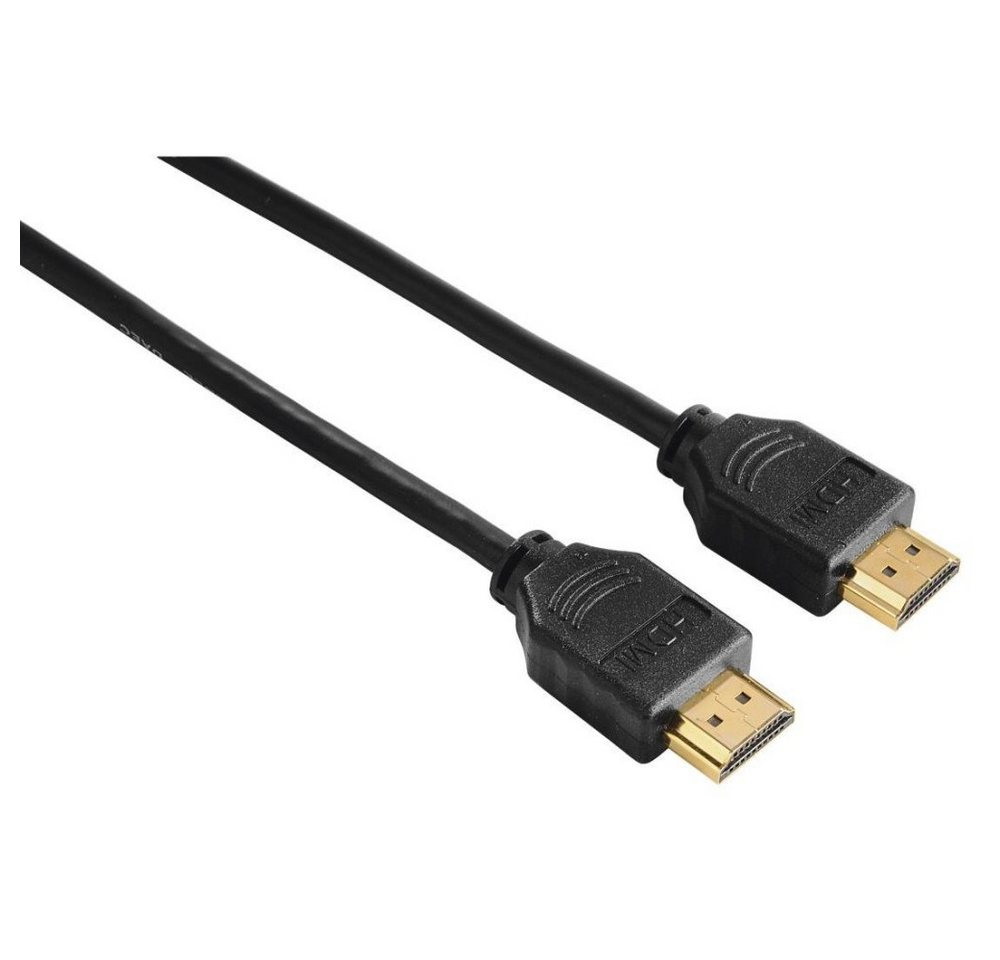 Hama High Speed HDMI™-Kabel, Stecker - Stecker, Ethernet, vergoldet 1,5 m Audio- & Video-Kabel von Hama