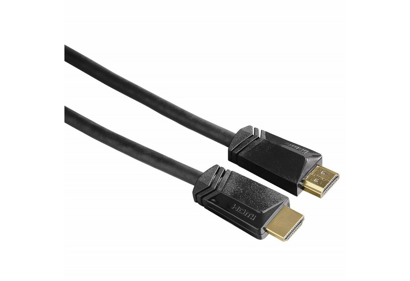 Hama High-Speed HDMI-Kabel 3m Ethernet vergoldet Video-Kabel, HDMI, (300 cm), 4K UHD Full HD TV ARC 3D 1080p HD TV LED LCD OLED vergoldete Stecker von Hama