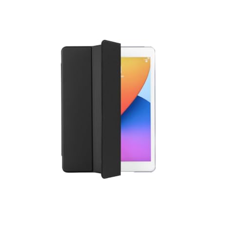 Hama Hülle für Apple iPad 2021/2020 / 2019 10.2" (aufklappbares Case Apple Tablet 10,2 Zoll Gen. 7/8/9, Schutzhülle mit Standfunktion Stiftfach, transparente Rückseite, magnetisches Cover) schwarz von Hama