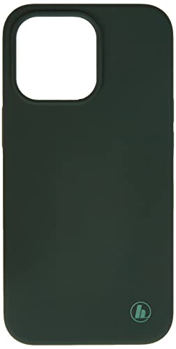 Hama Hülle für Apple iPhone 13 Pro kompatibel mit MagSafe (Magnetische Hülle für induktives Laden, Handyhülle schützt vor Stößen, Kratzern und Schmutz, seidig Mattes Case aus robustem TPU) grün von Hama
