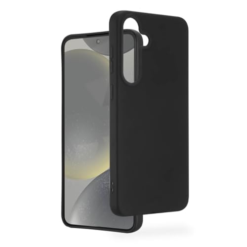 Hama Hülle für Samsung Galaxy S24+ (Handyhülle, stoßfest, Kratzfest, Elegante Schutzhülle für Rückseite, weich, Slim, softe Oberfläche, Wireless Charging kompatibel) schwarz von Hama