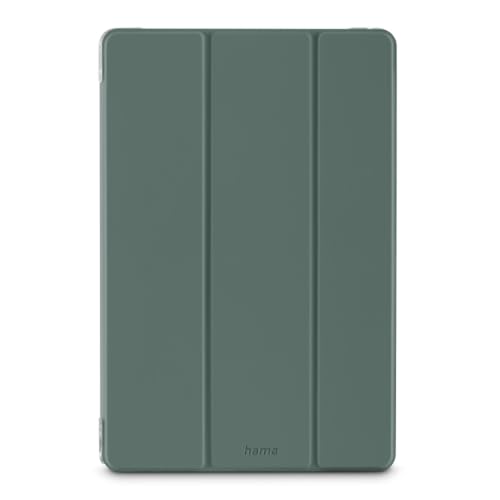 Hama Hülle für Samsung Galaxy Tab A9+ 11“ (Standfunktion, Magnet, Tablethülle, Tablet Case, für Galaxy Tab A9+ 11“, Stand, Fold, Klapphülle, Schutz, transparent, Flipcase, robust, Business Look) grün von Hama