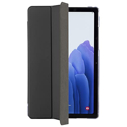 Hama Hülle für Samsung Galaxy Tab S7 FE/S7+/S8+ 31,5 cm 12,4 Zoll (aufklappbares Case für Samsung Tablet, Schutzhülle mit Standfunktion, transparente Rückseite, magnetisches Cover) schwarz von Hama