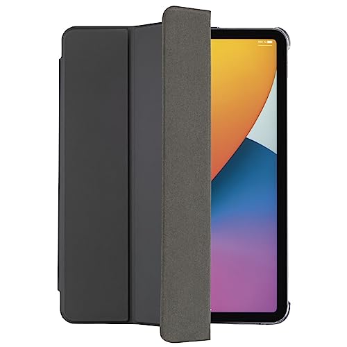 Hama Hülle für iPad 10. Generation 2022, Stifthalter (Standfunktion, Magnet, Tablethülle, Tablet Case, für Apple iPad 10.9“, Fold, Klapphülle, Flipcase, Hülle mit Stifthalter, transparent) schwarz von Hama