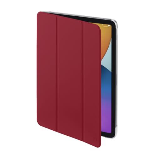 Hama Hülle für iPad Air 4. Generation 2020 / 5. Generation 2022 10,9 Zoll (aufklappbares Case für Apple Tablet, Schutz-Hülle mit Standfunktion, transparente Rückseite, magnetisches Cover) rot von Hama