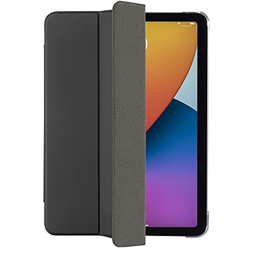 Hama Hülle für iPad Pro 2020/2021/2022 11 Zoll (aufklappbares Case für Apple Tablet, Schutzhülle mit Standfunktion, transparente Rückseite, magnetisches Cover) schwarz von Hama