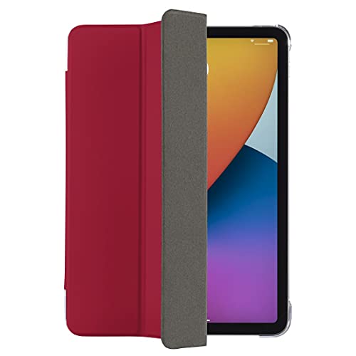 Hama Hülle für iPad Pro 2020 / 2021 / 2022 11 Zoll (aufklappbares Case für Apple Tablet, Schutzhülle mit Standfunktion, transparente Rückseite, magnetisches Cover) rot von Hama