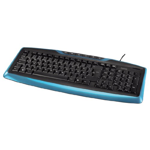 Hama K410 Media Tastatur Petrol von Hama