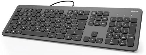 Hama KC-700 USB Tastatur Deutsch, QWERTZ Anthrazit/Schwarz von Hama