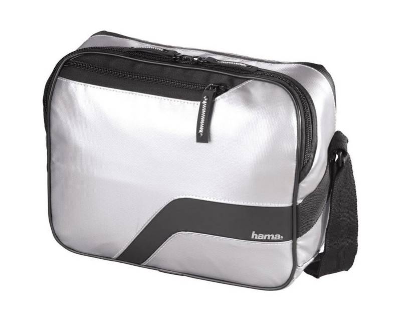 Hama Kameratasche Kamera-Tasche Salinas 140 Foto-Tasche Silber, Schutz-Hülle Bag Case passend für DSLR SLR DSLM Systemkamera etc von Hama