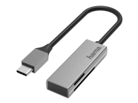 Hama - Kartenleser (SD, microSD, SDHC, microSDHC, SDXC, microSDXC) - USB-C 3.2 Gen 1 von Hama