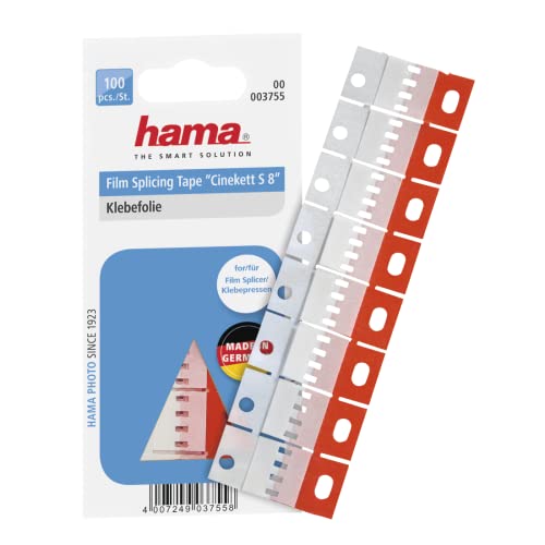Hama Klebefolie für Super 8 Filme, 100 Stück, Cinekett, Rot 3755 Hama Klebefolie für Super 8 Filme, 100 Stück, Cinekett, Rot 3755 von Hama