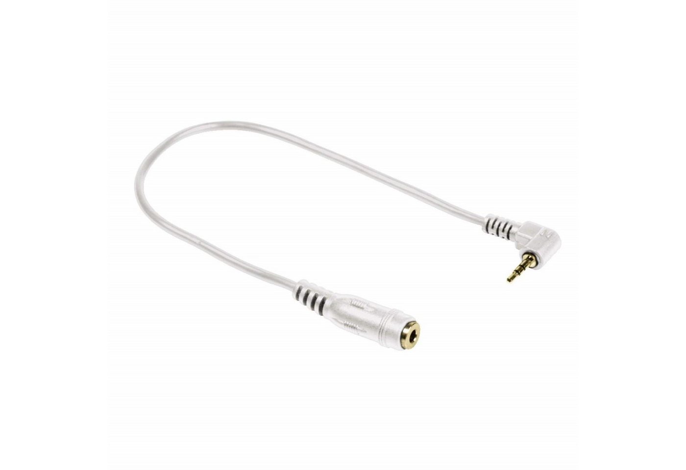 Hama Klinken-Adapter Klinken-Kabel 2,5mm auf 3,5mm Audio-Kabel, 2,5-mm-Klinke, 3,5mm Klinke (6 cm), 2,5mm Klinken-Stecker zu 3,5mm Buchse Kupplung Headset Audio-Adapter von Hama