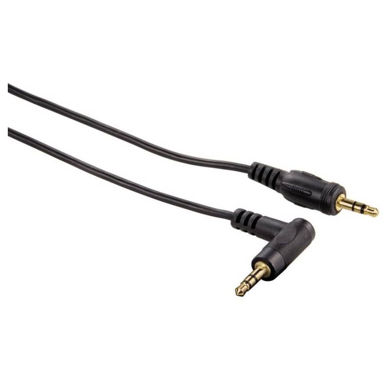 Hama Klinken-Kabel, Stecker - Stecker, 3,5 mm, Stereo, 0,75 m (00080900) Audio- & Video-Kabel von Hama