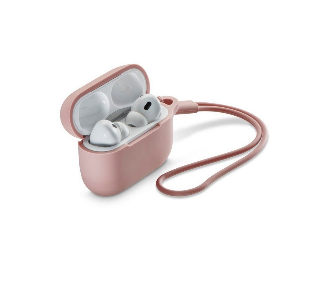 Hama Kopfhörer-Schutzhülle Schutzhülle aus Silikon für das Ladecase AirPods 2. Generation, Kratzfestes Sleeve, Ultra Slim, Wireless Charging kompatibel von Hama