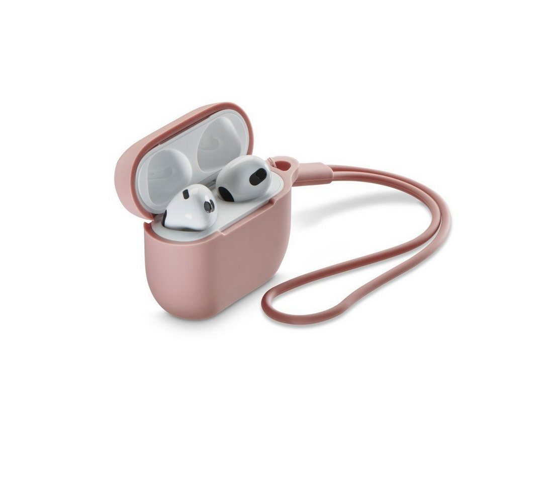 Hama Kopfhörer-Schutzhülle Schutzhülle aus Silikon für das Ladecase AirPods 3. Generation, Kratzfestes Sleeve, Ultra Slim, Wireless Charging kompatibel von Hama