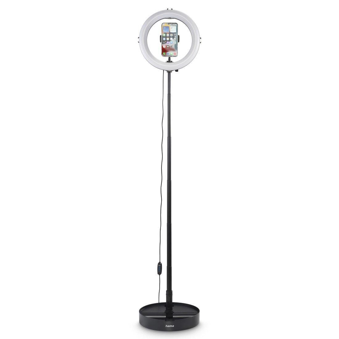Hama LED-Ringlicht mit Stativ 10.4 W schwarz von Hama