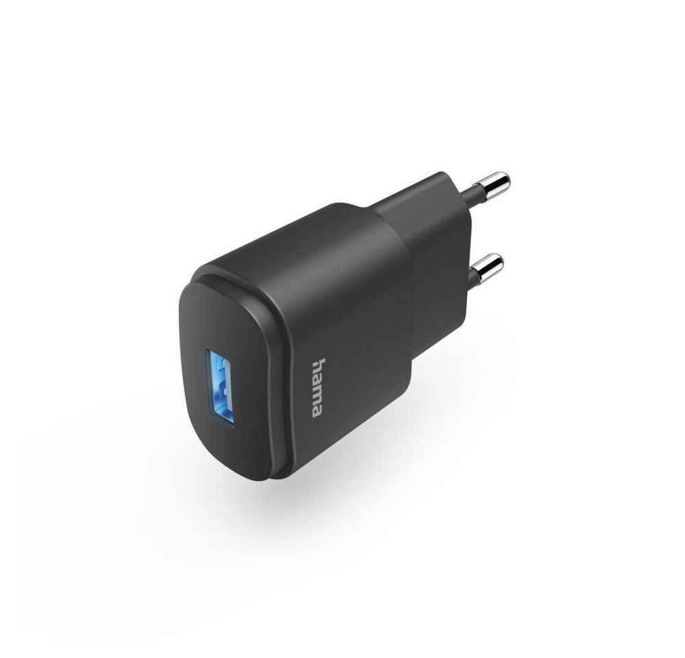 Hama Ladegerät, USB-A, 6 W, Schwarz (00201644) USB-Ladegerät von Hama