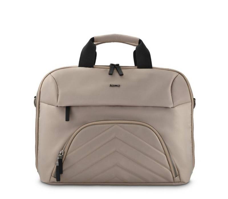 Hama Laptop-Hülle Ultraleichte Laptoptasche Beige 34-36 cm mit Tabletfach und Organizer von Hama