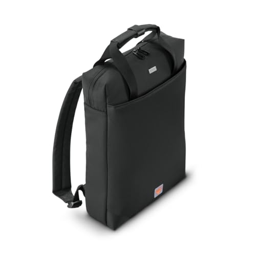 Hama Laptop-Rucksack bis 16,2 Zoll (stoßfester Notebook-Rucksack, Business-Rucksack mit Laptoptasche gepolstert, Uni-Rucksack m. Schutzrahmen, Organizer, Laptop-Zubehör, Büro, Arbeit) schwarz von Hama