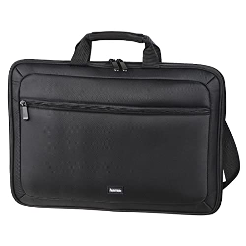 Hama Laptop Tasche bis 14.1 Zoll (Notebook Tasche für Laptop, Tablet, MacBook, Chromebook bis 14,1 Zoll, Umhängetasche als Arbeitstasche oder Schultasche für Herren und Damen) schwarz von Hama