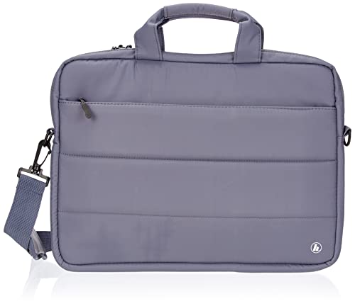 Hama Laptop Tasche bis 15.6 Zoll (Notebook Tasche für Laptop, Tablet, MacBook, Chromebook bis 15,6 Zoll, Umhängetasche als Arbeitstasche oder Schultasche für Herren und Damen) grau blau von Hama
