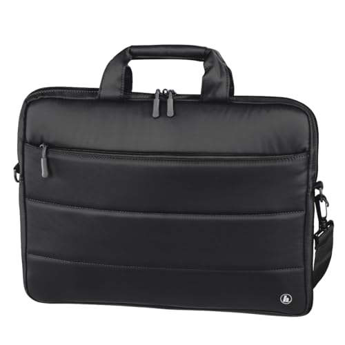 Hama Laptop Tasche bis 17.3 Zoll (Notebook Tasche für Laptop, Tablet, MacBook, Chromebook bis 17,3 Zoll, Umhängetasche als Arbeitstasche oder Schultasche für Herren und Damen) schwarz von Hama