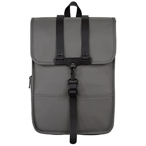 Hama Laptoprucksack 15.6 Zoll, 40 cm (Laptoptasche für Damen und Herren, leichter Rucksack aus wasserabweisendem Material, Tasche mit Tabletfach, verstellbaren Schultergurten, Trolleyband) grau von Hama