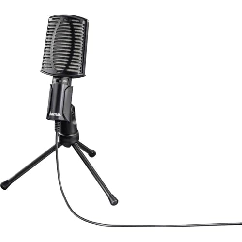 Hama MIC-USB Allround PC-Mikrofon Schwarz Kabelgebunden 139906 von Hama