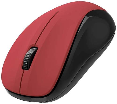 Hama MW-300 V2 Maus Funk Optisch Rot 3 Tasten 1200 dpi von Hama