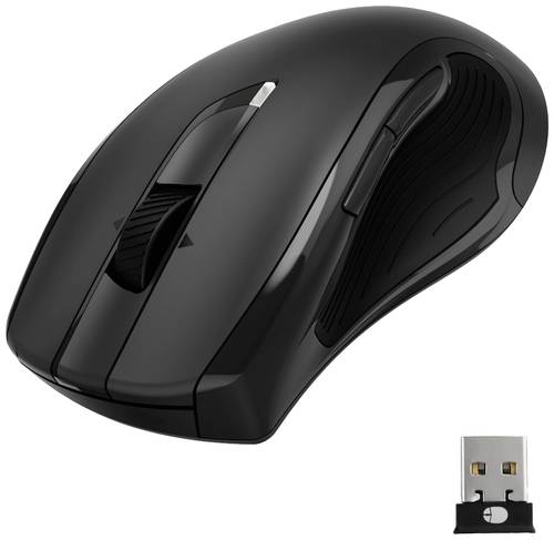Hama MW-900 V2 Ergonomische Maus Funk Laser Schwarz 7 Tasten 3200 dpi Ergonomisch Hama MW-900 V2 Ergonomische Maus Funk Laser Schwarz 7 Tasten 3200 dpi Ergonomisch von Hama