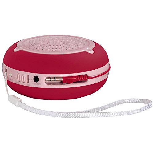 Hama Macaron 3W Pink - Tragbare Lautsprecher (3 W, 20-20000 Hz, 4 Ohm, Verkabelt, Pink, Aktivität, Leistung) von Hama