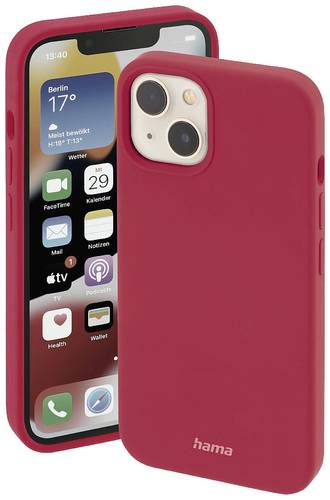 Hama MagCase Finest Feel PRO Cover Apple iPhone 14 Plus Rot MagSafe kompatibel von Hama