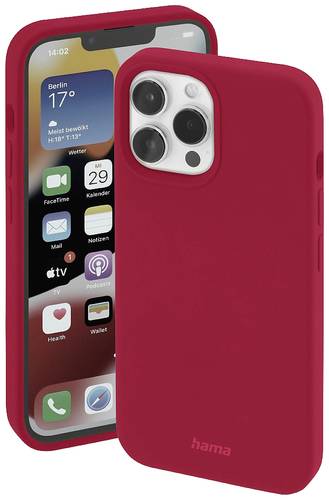 Hama MagCase Finest Feel PRO Cover Apple iPhone 14 Pro Max Rot MagSafe kompatibel von Hama