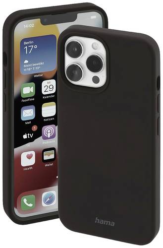 Hama MagCase Finest Feel PRO Cover Apple iPhone 14 Pro Max Schwarz MagSafe kompatibel von Hama