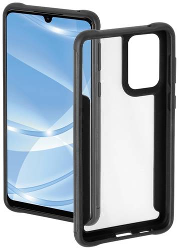 Hama Metallic Frame Backcover Samsung Galaxy A33 5G Transparent, Schwarz Induktives Laden von Hama