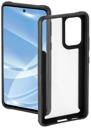Hama Metallic Frame Backcover Samsung Galaxy A53 5G Transparent, Schwarz Induktives Laden von Hama