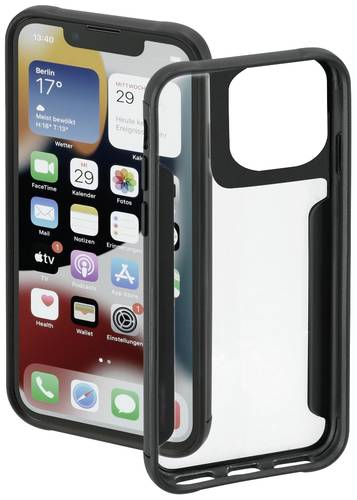 Hama Metallic Frame Cover Apple iPhone 14 Pro Transparent, Schwarz von Hama