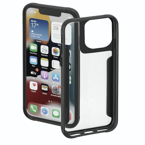 Hama Metallic Frame Cover Apple iPhone 14 Pro Transparent, Schwarz 00215524 Hama Metallic Frame Cover Apple iPhone 14 Pro Transparent, Schwarz 00215524 von Hama