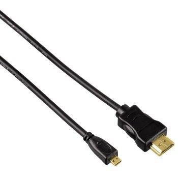 Hama Micro HDMI Kabel 2m 4k Ethernet Anschlusskabel f. Tablet Digicam etc. HDMI-Kabel, HDMI Typ D (Micro), (200 cm) von Hama
