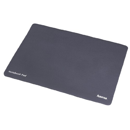 Hama Mouse-Pad 3in1: Mikrofaser-Mauspad, Display-Schutz und Reinigungs-Tuch, geeignet für Notebooks mit einer Bildschirmdiagonale von 40cm (15,6 Zoll), anthrazit von Hama