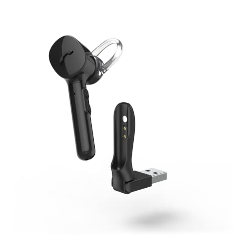 Hama MyVoice1300 Mono Bluetooth® Headset (In-Ear Bandbreite 20Hz-20kHz, Micro Bandbreite 100Hz-10kHz, Charge 2h für 4h Autonomie, Sprachsteuerung) schwarz von Hama