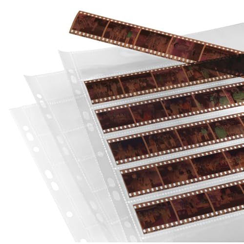 Hama Negativarchivierungshüllen (Polypropylen) für je 7 Kleinbild-Streifen à 6 Bilder (100St.) von Hama