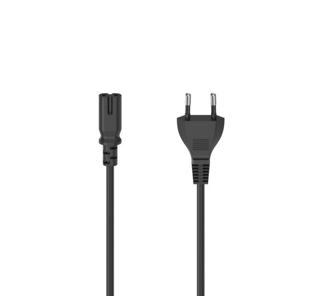 Hama Netzkabel mit Eurostecker, 2-Pin-Stecker, Doppelnut/C7, 2,5 m, Stromkabel Hama Netzkabel mit Eurostecker, 2-Pin-Stecker, Doppelnut/C7, 2,5 m, Stromkabel von Hama