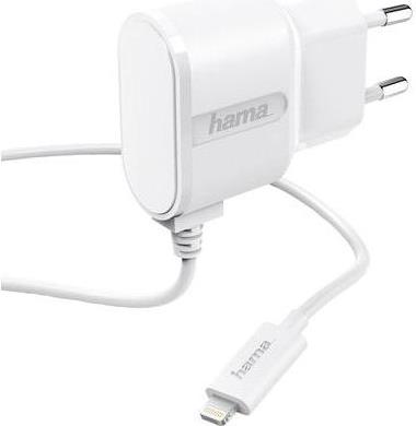 Hama - Netzteil - 1 A (Lightning) - weiß - für Apple iPad/iPhone/iPod (Lightning) von Hama
