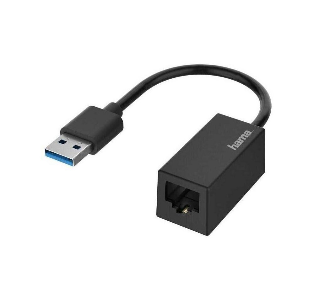 Hama Netzwerk-Adapter, USB-Stecker - LAN/Ethernet-Buchse, WLAN-Router von Hama