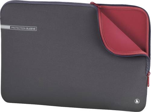 Hama Notebook Hülle Neoprene Passend für maximal: 43,9cm (17,3 ) Grau, Rot von Hama