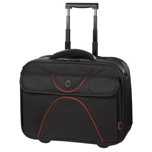 Hama Notebook-Trolley Syscase II, 15,4", Schwarz/Orange von Hama